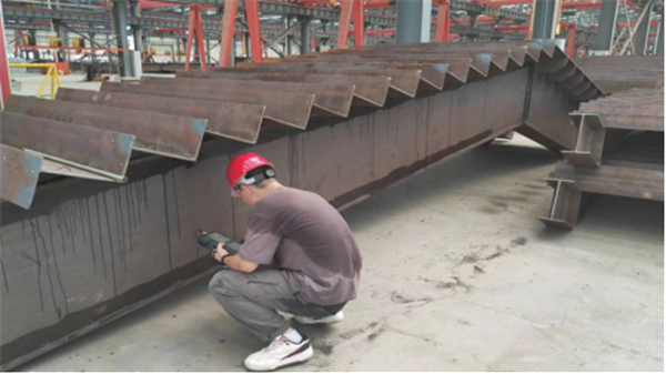 馳城杭蕭綠色建筑有限公司嚴把產(chǎn)品質(zhì)量關 鋼結構產(chǎn)品通過第三方檢驗質(zhì)量驗收